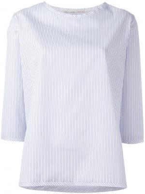 Полосатая блузка Mr Mrs Shirt. Цвет: белый