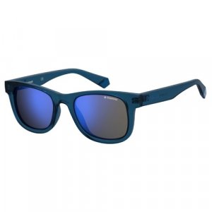 Солнцезащитные очки, синий Polaroid. Цвет: синий