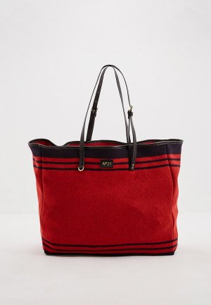 Комплект N21 сумка и кошелек. Цвет: красный
