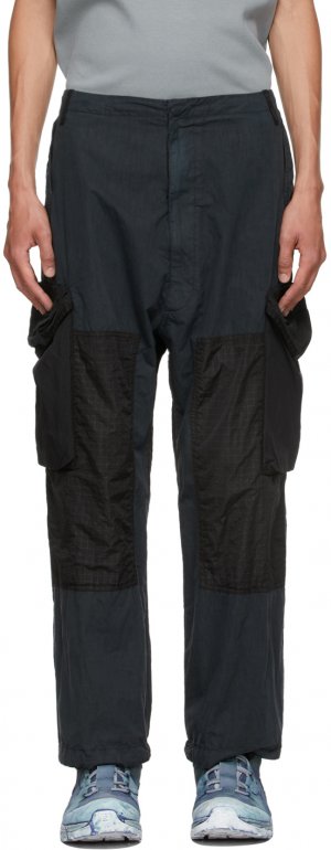 Black Overpant Cargo Pants NEMEN®. Цвет: 111ibl