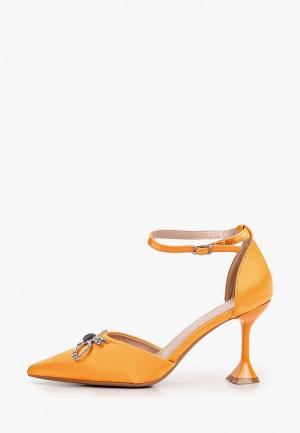 Туфли Ideal Shoes. Цвет: оранжевый