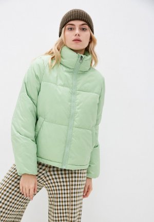 Куртка утепленная Vero Moda. Цвет: зеленый