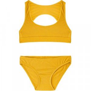 Костюм для плавания , размер 164-84-66, желтый Oldos. Цвет: фиолетовый/сиреневый