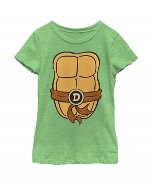 Детская футболка с изображением черепашек-ниндзя Донателло для девочек Nickelodeon