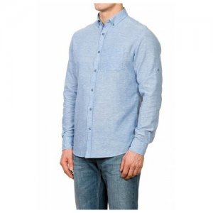 Джинсовая мужская рубашка W1945 LIGHT_BLUE размер XXL WESTLAND. Цвет: голубой