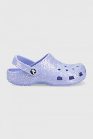 Детские тапочки CLASSIC GLITTER CLOG, фиолетовый Crocs
