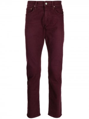 Узкие джинсы Sullivan с пятью карманами Polo Ralph Lauren. Цвет: красный
