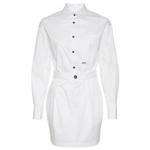 Платье , размер 40, белый DSQUARED2. Цвет: белый
