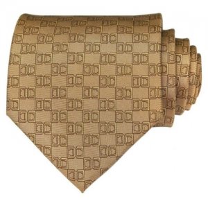 Оригинальный галстук Celine 57656. Цвет: коричневый