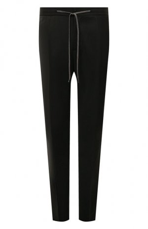 Шерстяные брюки Giampaolo. Цвет: серый