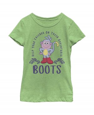 Детская футболка с сапогами «Дора-исследовательница приключений» для девочек Nickelodeon