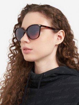 Солнцезащитные очки женские , Коричневый Demix. Цвет: коричневый