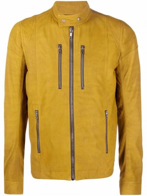 Куртка на молнии с карманами Rick Owens. Цвет: желтый