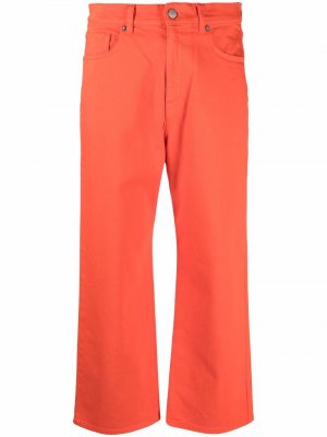 Cropped-leg trousers P.A.R.O.S.H.. Цвет: оранжевый