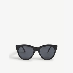 LSP1202094 Солнцезащитные очки Halfmoon Magic в ацетатной оправе «кошачий глаз» , черный Le Specs