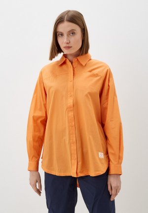 Рубашка Northland. Цвет: оранжевый