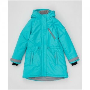 Пальто , зимнее, регулировка размера, светоотражающие элементы, размер 98, голубой Button Blue. Цвет: голубой