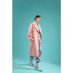 Пальто , размер S, розовый ZNWR. Цвет: розовый