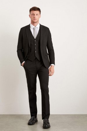 Черные костюмные брюки узкого кроя Essential , черный Burton