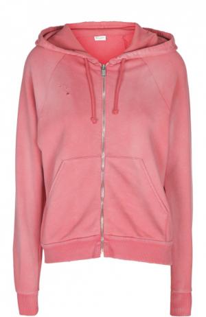 Спортивный свитер Saint Laurent. Цвет: розовый