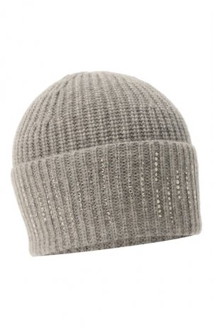 Кашемировая шапка William Sharp. Цвет: серый