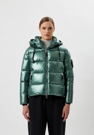 Куртка утепленная Plein Sport. Цвет: зеленый