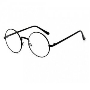 Очки в стиле Леннона круглые / Карнавальный аксессуар к костюму Гарри Поттера, черные СмеХторг. Цвет: черный