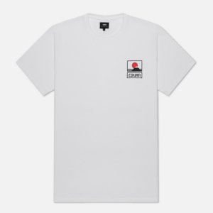 Мужская футболка Sunset On Mount Fuji Edwin. Цвет: белый