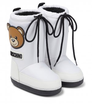 Лыжные ботинки с подкладкой из искусственной овчины , белый Moschino
