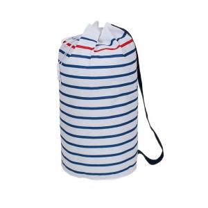 Сумка-рюкзак для белья, Bazil La Redoute Interieurs. Цвет: в полоску белый/темно-синий