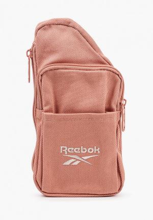 Сумка Reebok Classic CL FO SMALL SLING BAG. Цвет: коралловый