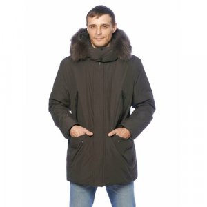 Куртка, размер 48, коричневый Clasna. Цвет: коричневый/темно-коричневый