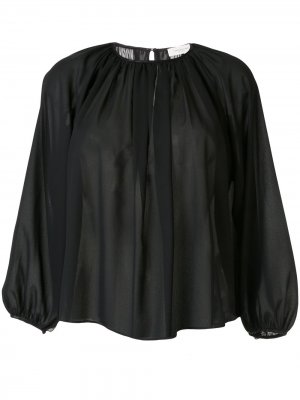 Шифоновая блузка Tomorrowland. Цвет: черный