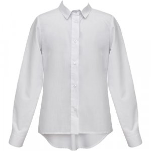 Школьная рубашка , размер 152, белый SLY. Цвет: белый