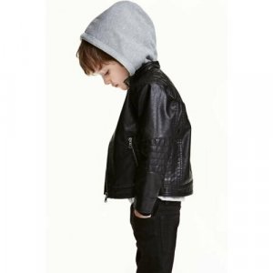 Кожаная куртка NERO, размер 5-6 лет, черный PIAZZA ITALIA. Цвет: черный