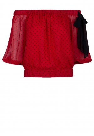 Блуза LUISA SPAGNOLI. Цвет: красный