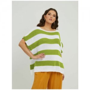 Джемпер , размер L/XL, зеленый MAT fashion. Цвет: зеленый