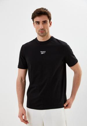 Футболка Reebok CL SV TEE. Цвет: черный