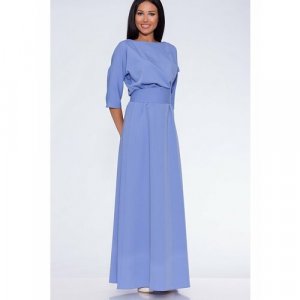 Платье , размер 44, голубой EMANSIPE. Цвет: голубой