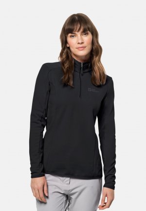 Флисовый пуловер BAISELBERG HZ W , цвет black Jack Wolfskin