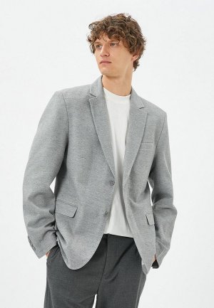 Пиджак Koton. Цвет: серый