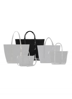 Льняная сумка-тоут Cabas размера XL , темно-серый Vanessa Bruno