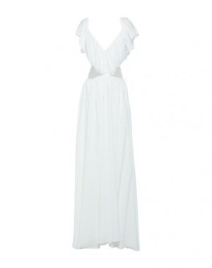 Длинное платье GIULIA N. Цвет: белый