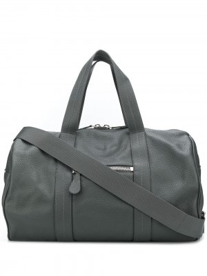 Дорожная сумка с ремнем Maison Margiela. Цвет: серый