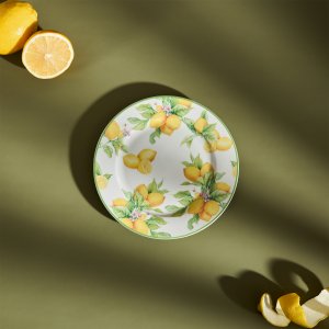 Тарелка Meyer Lemon I CozyHome. Цвет: белый