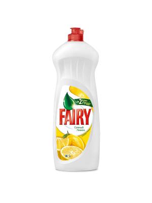 Средство для мытья посуды, Сочный лимон 1л Fairy. Цвет: белый