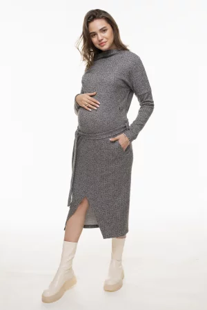 Платье для беременных женское 0240 черное 48 RU Magica bellezza. Цвет: черный