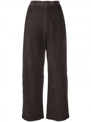 Вельветовые брюки прямого кроя Kristensen Du Nord. Цвет: коричневый