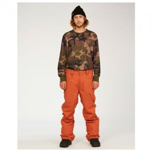 Сноубордические штаны Outsider, Цвет оранжевый, Размер M BILLABONG. Цвет: оранжевый