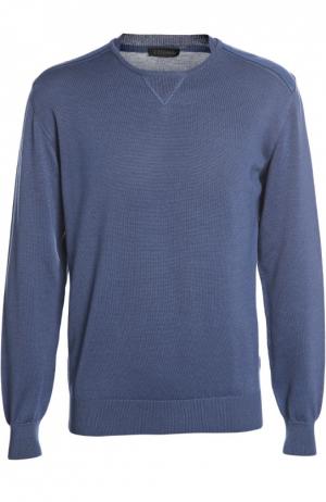 Пуловер Z Zegna. Цвет: синий